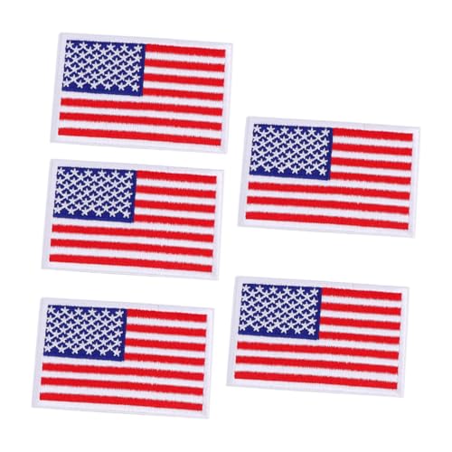 Housoutil 5 Stück Weiße Amerikanische Flagge Stickerei Aufnäher Selbstklebend Strapazierfähige Patch Sticker für Kleidung Taschen Rucksäcke Vielseitig Haftend und Glatten Oberflächen Housoutil 5 Stück Weiße Amerikanische Flagge Stickerei Aufnäher Selbstklebend Strapazierfähige Patch Sticker für Kleidung Taschen Rucksäcke Vielseitig Haftend und Glatten Oberflächen von Housoutil