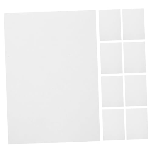 Housoutil 50 Blatt Druckpapier Mit Hohem Gloss Leeres Blatt Papier Kopieren Und Drucken Papier Zum Drucken Druckerpapiere Briefpapier Karton Papier Für Drucker Zeichenpapier Weiß von Housoutil