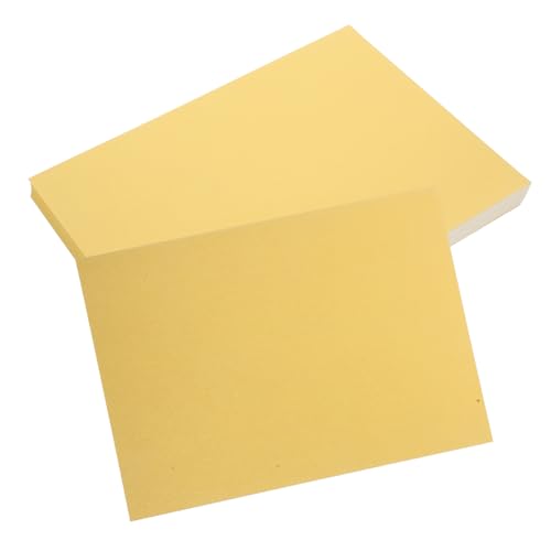 Housoutil 50 Blatt Kartonalbum Handwerk Sammelalbum Scrapbook-karton Kartenmaterial Für Drucker Kartenvorrat Bedruckbarer Karton Kartenmaterial Für Die Kartengestaltung Papier Golden von Housoutil