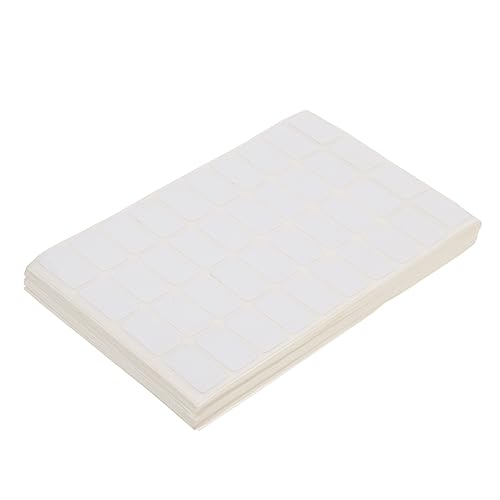 Housoutil 50 Blatt Klassifizierungsaufkleber Leere Beschriften Selbstklebend für Schule Büro und Heimgebrauch Praktisch für Verschiedene Anwendungen Papiermaterial Kompakte von Housoutil