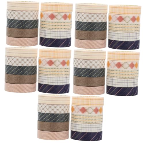Housoutil 50 Rollen DIY Washi Tape Set Geometrisches Dekoratives Klebeband Vielseitig Klebend Einfach Abreißbar für Scrapbooking Journal Planer Geschenkverpackung Pack Housoutil 50 Rollen DIY Washi Tape Set Geometrisches Dekoratives Klebeband Vielseitig Klebend Einfach Abreißbar für Scrapbooking Journal Planer Geschenkverpackung Pack von Housoutil