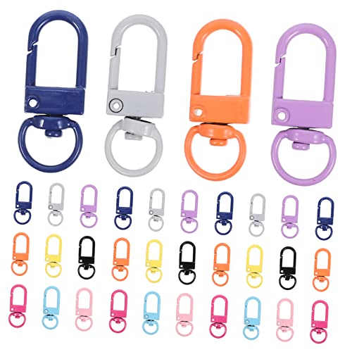 Housoutil 50 Stück Bunte Drehkarabinerhaken Metall Karabiner für Schlüsselanhänger und Diy Projekte Rostfrei und Langlebig für Schmuckherstellung Aufhängen von Gegenständen Housoutil 50 Stück Bunte Drehkarabinerhaken Metall Karabiner für Schlüsselanhänger und Diy Projekte Rostfrei und Langlebig für Schmuckherstellung Aufhängen von Gegenständen von Housoutil