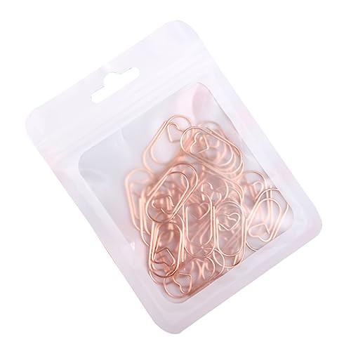 Housoutil 50 Stück Datenfixiernadel Clips in Herzform goldene Büroklammern kleine Büroklammern Herz -Lesezeichen Rosen-Lesezeichen Papierclip -Herzform Herzclips Legierung Housoutil 50 Stück Datenfixiernadel Clips in Herzform goldene Büroklammern kleine Büroklammern Herz -Lesezeichen Rosen-Lesezeichen Papierclip -Herzform Herzclips Legierung von Housoutil
