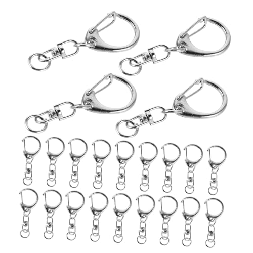 Housoutil 50 Stück Drehbare Schnalle Drehbarer Schlüsselanhänger Kleine D Ringe Schlüsselanhänger Klemme Verschluss Clip Für Schlüssel Metall Housoutil 50 Stück Drehbare Schnalle Drehbarer Schlüsselanhänger Kleine D Ringe Schlüsselanhänger Klemme Verschluss Clip Für Schlüssel Metall von Housoutil
