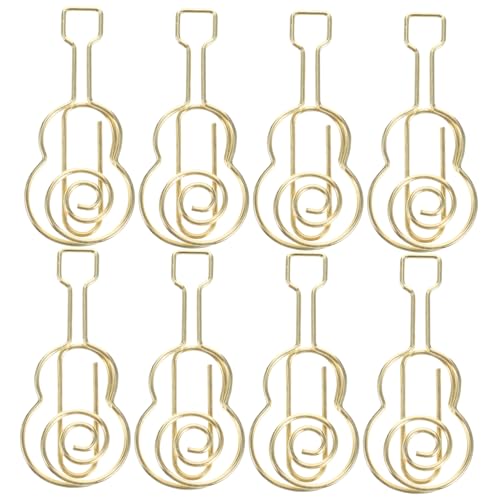 Housoutil 50 Stück Geformte Büroklammer Violine-Büroklammer süße Büroklammern Kleine Papierklammern Jumbo büromaterial papierklemmen Papierclips Büroklammern für Violine Metall Golden Housoutil 50 Stück Geformte Büroklammer Violine-Büroklammer süße Büroklammern Kleine Papierklammern Jumbo büromaterial papierklemmen Papierclips Büroklammern für Violine Metall Golden von Housoutil