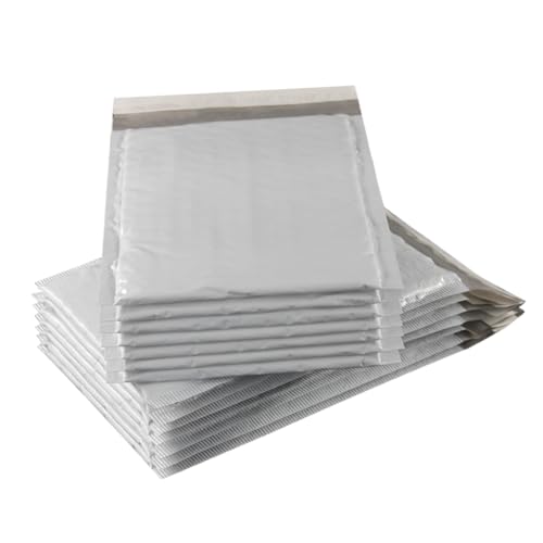 Housoutil 50 Stück Graue Selbstklebende Luftpolster versandtaschen Gepolsterte Versandtaschen Umschläge Stoßfest Kratzfest für Warensendung Paketversand Housoutil 50 Stück Graue Selbstklebende Luftpolster versandtaschen Gepolsterte Versandtaschen Umschläge Stoßfest Kratzfest für Warensendung Paketversand von Housoutil