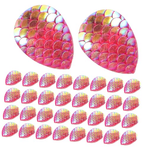 Housoutil 50 Stück Harzbohrfisch - -Patch Basteln Strass-Kit Verzierungen für das Handwerk Flatrücken -Strass Strassstein zur Dekoration Flatback-Perlen Strasssteine Violett von Housoutil