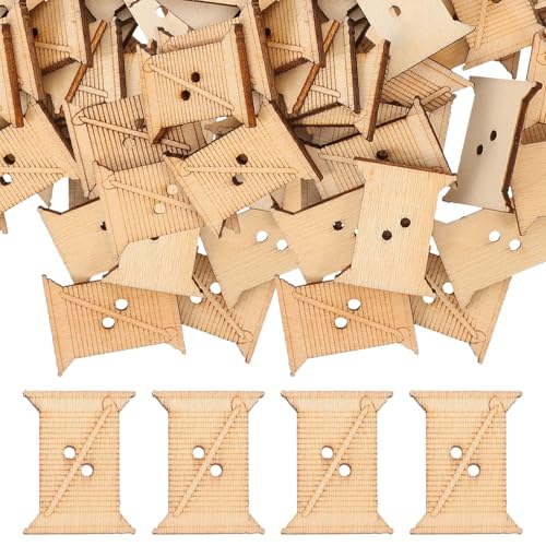 Housoutil 50 Stück Holz Garnwickler Spulen Werkzeug für Stricken Nähen und Praktische Diy Zubehör für Fadenorganisation und Aufbewahrung Langlebig und Benutzerfreundlich Housoutil 50 Stück Holz Garnwickler Spulen Werkzeug für Stricken Nähen und Praktische Diy Zubehör für Fadenorganisation und Aufbewahrung Langlebig und Benutzerfreundlich von Housoutil