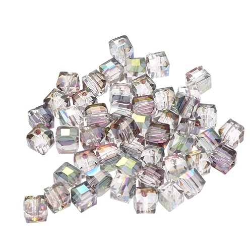 Housoutil 50 Stück Kristallperlenmaterial Quarz Anhänger geformt klobig Mädchen Halskette jewelry set schmuckwerkzeug Schmuckkette Kristallperlen für Armbänder Perlen für Schmuckhersteller von Housoutil