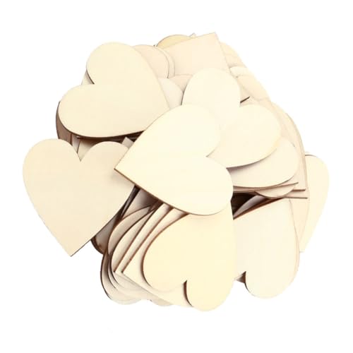 Housoutil 50 Stück Leere Holzscheiben Herzform für Diy Bastelprojekte Unbeschichtet Natürliche Holzscheiben für Hochzeitsdekoration und Verzierungen Housoutil 50 Stück Leere Holzscheiben Herzform für Diy Bastelprojekte Unbeschichtet Natürliche Holzscheiben für Hochzeitsdekoration und Verzierungen von Housoutil