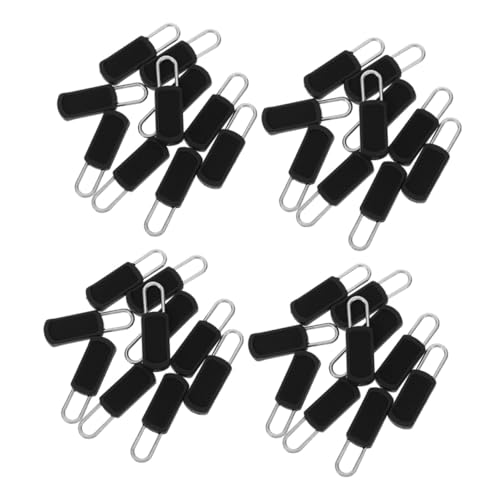 Housoutil 50 Stück Metall Zipper Pull Ersatz Robustes Abnehmbares Reißverschluss-zugteil für Kleidung Rucksäcke Koffer Jacken und Taschen Einsetzbar Einfach zu Reparieren von Housoutil