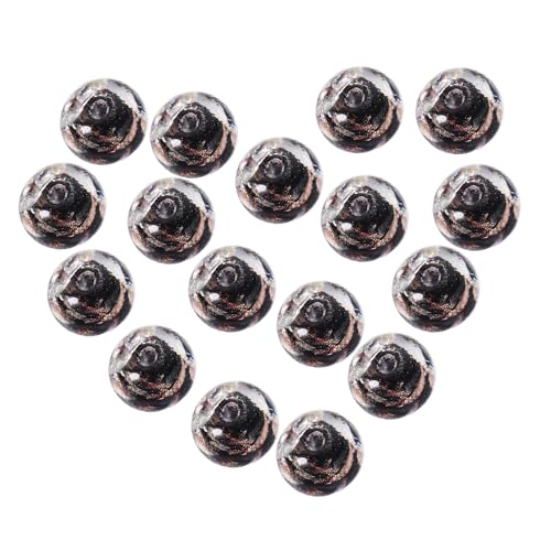 Housoutil 50 Stück Nachtleuchtende Glasperlen für DIY Schmuckherstellung Spacer Perlen für Armbänder Bastelzubehör von Housoutil