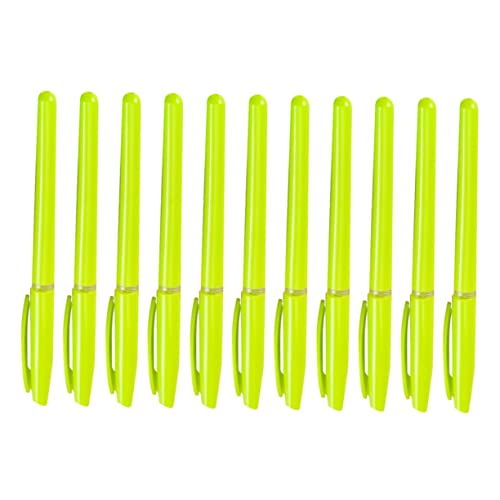 Housoutil 50 Stück PP transparenter Stifthalter gel ink pen gel roller pen stifte box gel pens Kolben Wasserdicht kugelschreiber federmäppchen leere Stifthülle Stiftschalen Plastik Green von Housoutil
