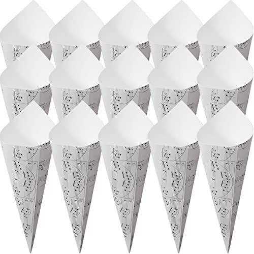 Housoutil 50 Stück Papierbrunnen Blütenblatt Papierkegel Für Hochzeits Taschentuchhalter Dekorationen Wiederverwendbare Hochzeitspapierhalter Fächer Blumenverpackungs Set von Housoutil