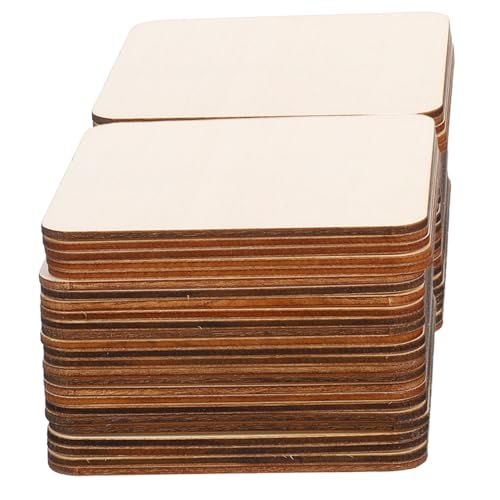 Housoutil 50 Stück Quadratische Naturbelassene Holzscheiben aus Massivholz für DIY Bastelprojekte zum Bemalen Gravieren als Untersetzer und Wohnkultur Vielseitig Einsetzbare Holzrohlinge Housoutil 50 Stück Quadratische Naturbelassene Holzscheiben aus Massivholz für DIY Bastelprojekte zum Bemalen Gravieren als Untersetzer und Wohnkultur Vielseitig Einsetzbare Holzrohlinge von Housoutil