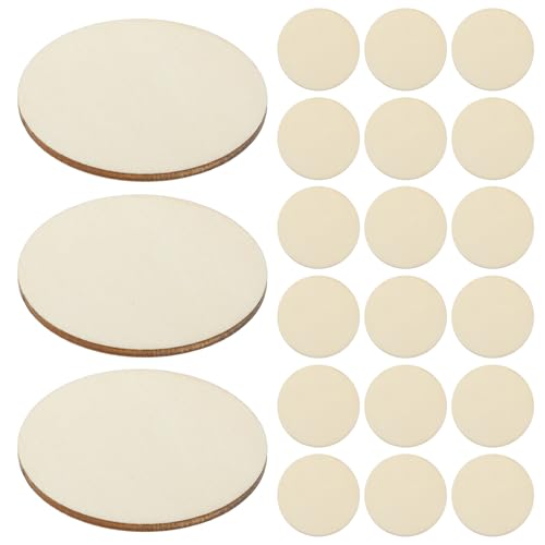 Housoutil 50 Stück Runde Hackschnitzel in Holzfarbe runder Scheibenkreis runden Malerei Basteln Hartholz DIY Holzscheiben handwerk holz kreis Holzwaffel Waffel für Wohnkultur Bambus Beige Housoutil 50 Stück Runde Hackschnitzel in Holzfarbe runder Scheibenkreis runden Malerei Basteln Hartholz DIY Holzscheiben handwerk holz kreis Holzwaffel Waffel für Wohnkultur Bambus Beige von Housoutil