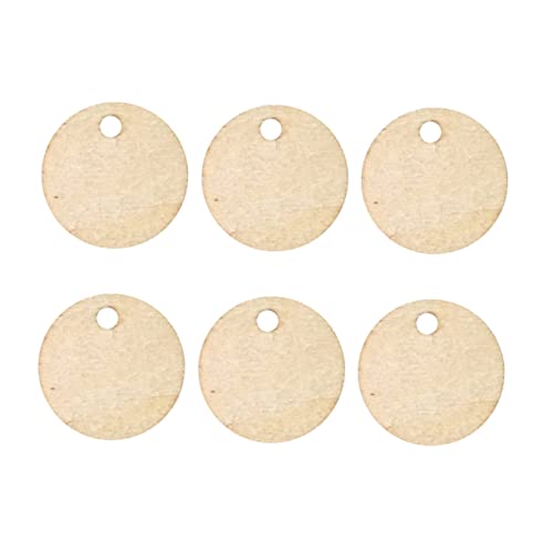 Housoutil 50 Stück Runde Holzscheiben mit Loch für Bastelprojekte Diy Dekoration Hochzeits und Weihnachtsverzierungen Umweltfreundliches Material Glatt Grate Housoutil 50 Stück Runde Holzscheiben mit Loch für Bastelprojekte Diy Dekoration Hochzeits und Weihnachtsverzierungen Umweltfreundliches Material Glatt Grate von Housoutil