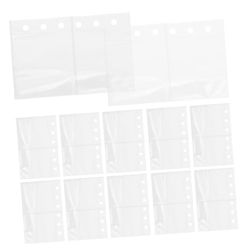 Housoutil 50 Stück Sammelalbumseiten Beschützer Alben Sammelkartenhüllen Fotoalbumeinlagen gebunden multifunktionale Ordnereinlagen Fotoalbum klare Seiten Kartenhüllenseite PVC Transparent Housoutil 50 Stück Sammelalbumseiten Beschützer Alben Sammelkartenhüllen Fotoalbumeinlagen gebunden multifunktionale Ordnereinlagen Fotoalbum klare Seiten Kartenhüllenseite PVC Transparent von Housoutil