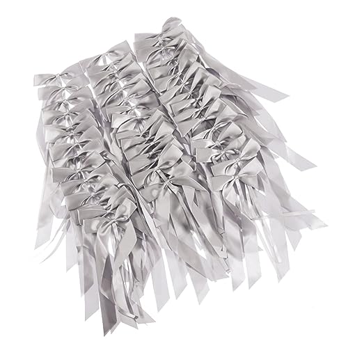 Housoutil 50 Stück Satin Schleifen Bänder für Hochzeitsdekoration und Winterfeiern Elegantes Geschenkband für Bastelprojekte und Festliche Anlässe Housoutil 50 Stück Satin Schleifen Bänder für Hochzeitsdekoration und Winterfeiern Elegantes Geschenkband für Bastelprojekte und Festliche Anlässe von Housoutil