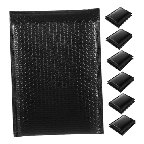 Housoutil 50 Stück Schwarze Bubble -Umschlagstasche Blasen-Mailer Versandtaschen zum Versenden von Kleidung Postsäcke Kleine Verpackungsschifffahrtsbeutel Mailingumschläge Paketartikel Sport von Housoutil