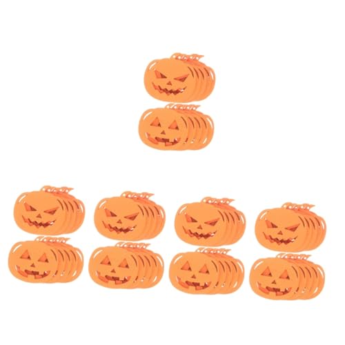 Housoutil 50 Stück Teiliges Halloween Holz mit Kürbisförmigen Holzscheiben Wiederverwendbare Dekoanhänger für DIY Basteln für Kinderzimmer Party und Halloween Dekoration Housoutil 50 Stück Teiliges Halloween Holz mit Kürbisförmigen Holzscheiben Wiederverwendbare Dekoanhänger für DIY Basteln für Kinderzimmer Party und Halloween Dekoration von Housoutil