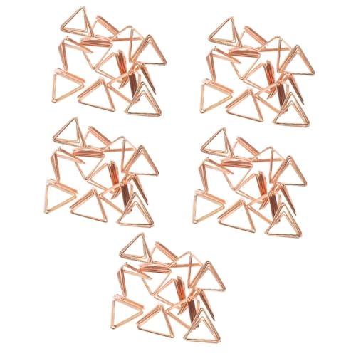 Housoutil 50 Stück Teiliges Memo Clip aus Hochwertigem Dreieckige Notizhalter mit Kreativem Design Multifunktionale Karten und Fotoclips in Roségold für Schreibtisch und Dekoration Housoutil 50 Stück Teiliges Memo Clip aus Hochwertigem Dreieckige Notizhalter mit Kreativem Design Multifunktionale Karten und Fotoclips in Roségold für Schreibtisch und Dekoration von Housoutil