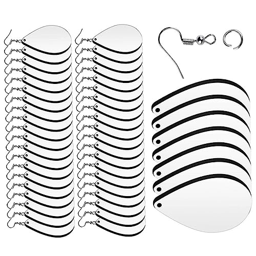 Housoutil 50 Stück Teiliges Sublimations Ohrring Form DIY Schmuckrohlinge für Handgefertigte Ohrringe Personalisierte Bastelmaterialien für Geschenkideen Housoutil 50 Stück Teiliges Sublimations Ohrring Form DIY Schmuckrohlinge für Handgefertigte Ohrringe Personalisierte Bastelmaterialien für Geschenkideen von Housoutil