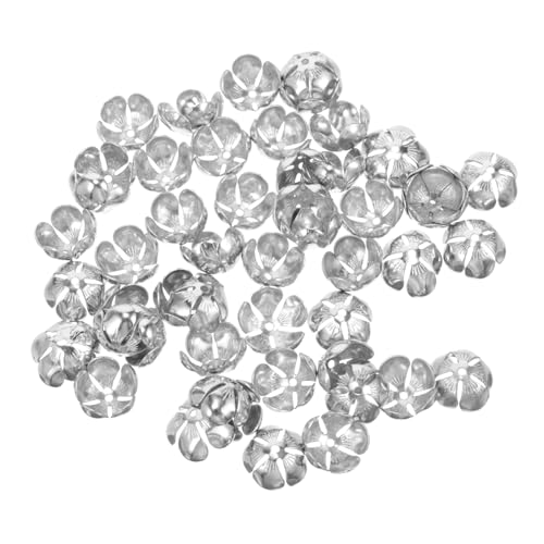 Housoutil 50 Stück Tori-Perlenhalter Bausatz Tonperlen Quetschperlen Anhänger für die Schmuckherstellung DIY -Versorgung Perlenkappen zur Herstellung von Armbändern Schmiedeeisen Silver Housoutil 50 Stück Tori-Perlenhalter Bausatz Tonperlen Quetschperlen Anhänger für die Schmuckherstellung DIY -Versorgung Perlenkappen zur Herstellung von Armbändern Schmiedeeisen Silver von Housoutil