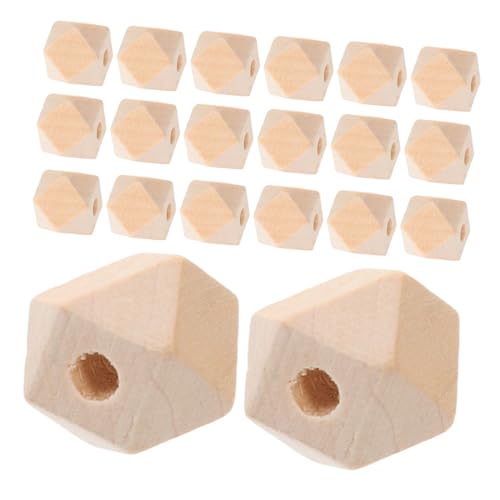 Housoutil 50 Stück Unlackierte Achteckige Holzperlen Facettierte Polygon Holzabstandshalter Natürliche Rohholzperlen zum Bemalen Basteln Schmuckherstellung DIY Zubehör Housoutil 50 Stück Unlackierte Achteckige Holzperlen Facettierte Polygon Holzabstandshalter Natürliche Rohholzperlen zum Bemalen Basteln Schmuckherstellung DIY Zubehör von Housoutil