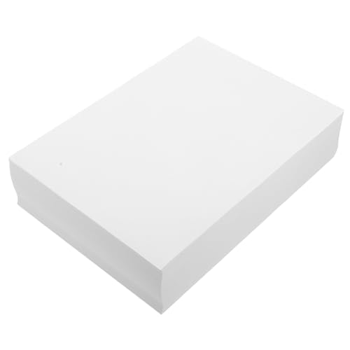Housoutil 500 Blatt Papier Für Drucker Dickes Papier Schmucklos Druckerpapier Papier Für Handwerk Dickes Druckpapier Diy Bastelpapier Leeres Malpapier A5-schreibpapier A5 Leeres Papier Weiß von Housoutil