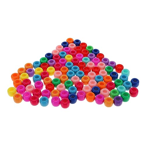 Housoutil 500 Stück Diy Schmuck Spacer Perlen für Armbänder und Bastelarbeiten Bunte Lose Perlen zur Schmuckherstellung für Ohrringe und Kreative Projekte von Housoutil
