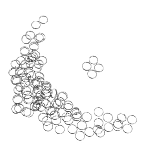 Housoutil 500 Stück Edelstahl Schlüsselring Set Schlüsselanhänger Hardware Schlüsselringe Für Autoschlüssel Kleiner Schlüsselanhänger Ring Geteilte Ringe von Housoutil