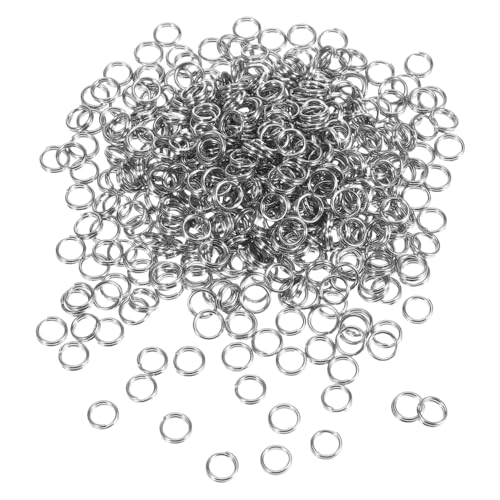 Housoutil 500 Stück Edelstahl Spaltringe Schlüsselringe Doppelschlaufen für DIY Schmuck Schmuckverbinder Schlüsselanhänger Zubehör Robust Vielseitig für Basteln und Schlüsselbund Housoutil 500 Stück Edelstahl Spaltringe Schlüsselringe Doppelschlaufen für DIY Schmuck Schmuckverbinder Schlüsselanhänger Zubehör Robust Vielseitig für Basteln und Schlüsselbund von Housoutil