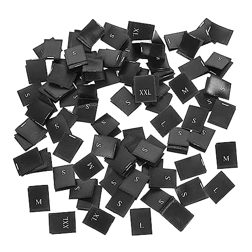 Housoutil 500 Stück Größenetikett Etiketten Stoff Namensschilder für Kleidung gewebtes Etikett Hersteller Größenbeschriftungen Größenlabels Kleiderlabels Kleidungsetikett Schleife Black Housoutil 500 Stück Größenetikett Etiketten Stoff Namensschilder für Kleidung gewebtes Etikett Hersteller Größenbeschriftungen Größenlabels Kleiderlabels Kleidungsetikett Schleife Black von Housoutil
