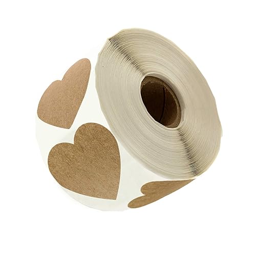 Housoutil 500 Stück Herzform Aufkleber Blanko für Valentinstag Hochzeiten und Selbstklebende Kraftpapier Sticker für Diy Dekoration und Kreative Projekte Housoutil 500 Stück Herzform Aufkleber Blanko für Valentinstag Hochzeiten und Selbstklebende Kraftpapier Sticker für Diy Dekoration und Kreative Projekte von Housoutil