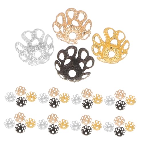 Housoutil 500 Stück Metallblumen-perlkappen Hohl Spacer Endkappen für Schmuckherstellung Vintage Stil Vielseitig Einsetzbar für Halsketten Armbänder DIY Bastelprojekte Housoutil 500 Stück Metallblumen-perlkappen Hohl Spacer Endkappen für Schmuckherstellung Vintage Stil Vielseitig Einsetzbar für Halsketten Armbänder DIY Bastelprojekte von Housoutil