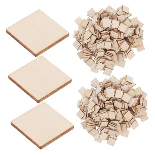Housoutil 500 Stück Quadratische Holzscheiben zum Basteln Unbehandelte Holzstücke mit Natürlicher Maserung für Gravur Malerei Brandmalerei und DIY Heimdekoration Glatte Kanten Housoutil 500 Stück Quadratische Holzscheiben zum Basteln Unbehandelte Holzstücke mit Natürlicher Maserung für Gravur Malerei Brandmalerei und DIY Heimdekoration Glatte Kanten von Housoutil