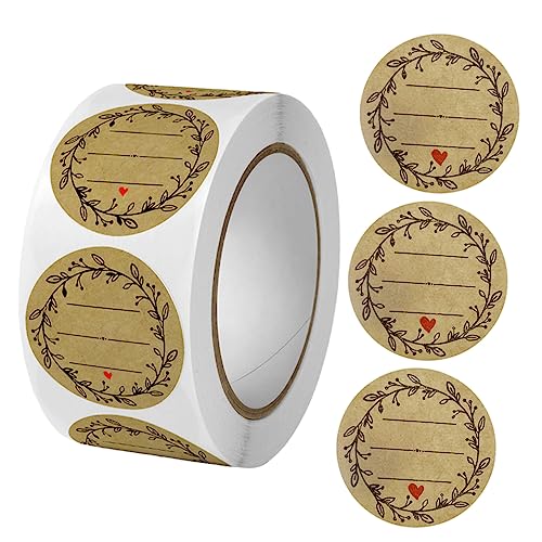 Housoutil 500 Stück Selbstklebende Etikettenaufkleber Versiegelungsaufkleber Etiketten Aufkleber Selbstgemachte Aufkleber-etiketten Danke Etikettenaufkleber Kraftpapier Khaki Housoutil 500 Stück Selbstklebende Etikettenaufkleber Versiegelungsaufkleber Etiketten Aufkleber Selbstgemachte Aufkleber-etiketten Danke Etikettenaufkleber Kraftpapier Khaki von Housoutil
