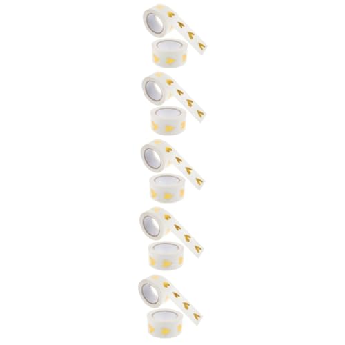 Housoutil 5000 Stück Herz Aufkleber Transparent Goldfolie Selbstklebend Siegel Etiketten Hochzeit Geburtstag Valentinstag Dekoration Liebe Sticker Housoutil 5000 Stück Herz Aufkleber Transparent Goldfolie Selbstklebend Siegel Etiketten Hochzeit Geburtstag Valentinstag Dekoration Liebe Sticker von Housoutil