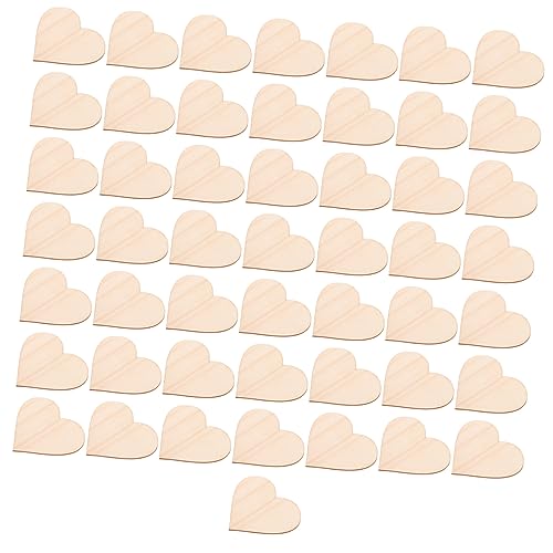 Housoutil 50Stücke Herzförmige Holzscheiben für Exquisites Graffiti Bastelzubehör DIY Requisiten für Malerei und Dekorationen Robustes Holzmaterial Housoutil 50Stücke Herzförmige Holzscheiben für Exquisites Graffiti Bastelzubehör DIY Requisiten für Malerei und Dekorationen Robustes Holzmaterial von Housoutil