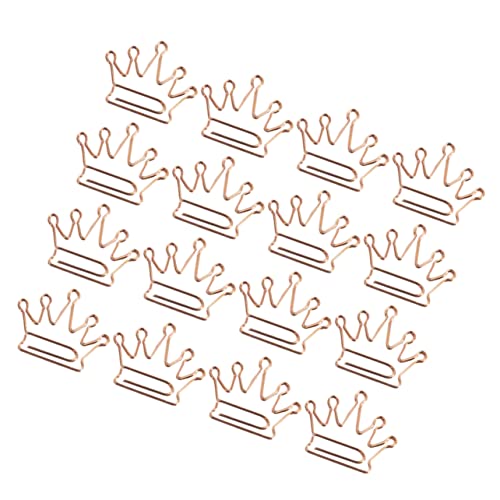 Housoutil 50Stücke Kronenförmige Büroklammern Kreative Papierclips Für Lesezeichen Partygeschenke Und Bürobedarf Für Schule Und Home Office Housoutil 50Stücke Kronenförmige Büroklammern Kreative Papierclips Für Lesezeichen Partygeschenke Und Bürobedarf Für Schule Und Home Office von Housoutil