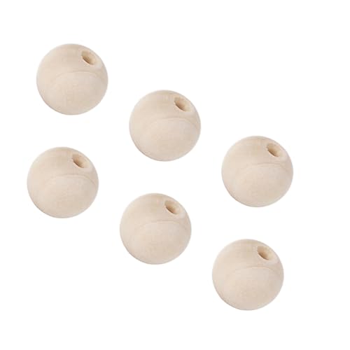 Housoutil 50Stücke Runde Holzperlen Natürliche Unfertige Perlen Für DIY Schmuck Bastelprojekte Halsketten Und Armbänder Hautfreundlich Und Poliert Housoutil 50Stücke Runde Holzperlen Natürliche Unfertige Perlen Für DIY Schmuck Bastelprojekte Halsketten Und Armbänder Hautfreundlich Und Poliert von Housoutil