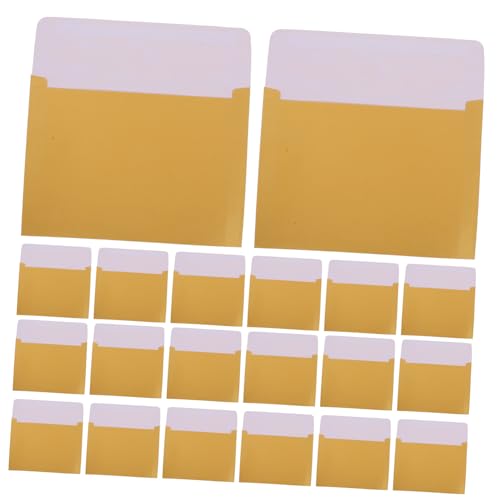 Housoutil 50Stücke Selbstklebende Umschläge Metallic Praktische Versandumschläge für Einladungen Grußkarten und Dokumente Perlenpapier Design von Housoutil