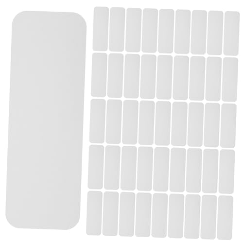 Housoutil 54 Stück Magnetische Namens aufkleber magnetische namensschilder Magnetische Beschriftungsetiketten Büro trocken abwischbare Etiketten Multifunktionsnotizetiketten Klebeetiketten von Housoutil