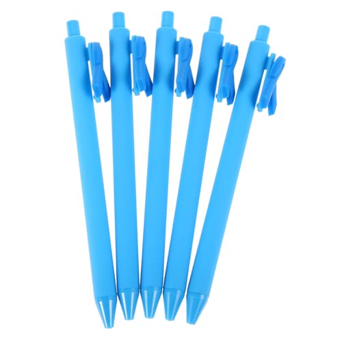 Housoutil 5Stücke Ribbons Kugelschreiber für Wohltätigkeitsaktionen Glattes Schreiben Komfortabler Griff für Freiwillige und Studenten Stilvollem Design Blaue Farbe Housoutil 5Stücke Ribbons Kugelschreiber für Wohltätigkeitsaktionen Glattes Schreiben Komfortabler Griff für Freiwillige und Studenten Stilvollem Design Blaue Farbe von Housoutil