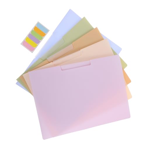 Housoutil 5Stücke Teiliges Dokumentenmappe mit Swing Clip Präsentationsordner für Schule Büro und Meetings Langlebig aus Material Vielseitig Einsetzbar und Modern im Design von Housoutil