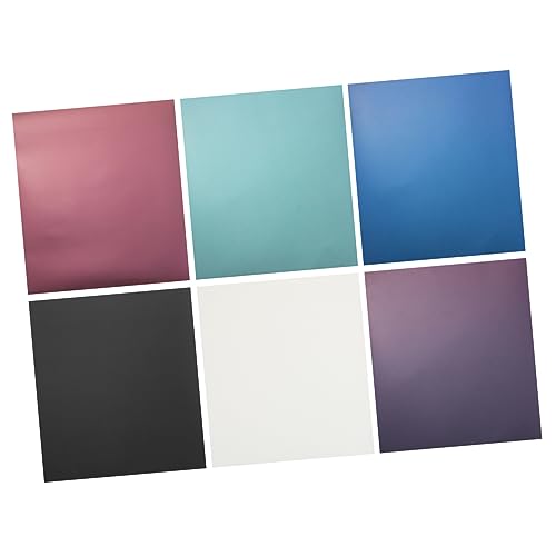Housoutil 6 Blätter Diy Bügelfolie für Kleidung Effektive Wärmeübertragungsfolie PU für Einfaches Gestalten und Beschriften von Textilien Geeignet für Verschiedene Stoffe von Housoutil