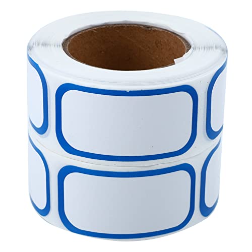 Housoutil 6 Rollen Datum Marke Aufkleber Aufkleber-Etiketten Etiketten Aufkleber Daten Name Tag Punktaufkleber Lebensmittelmarker Food Date Labels Kupferplattenaufkleber Weiß von Housoutil