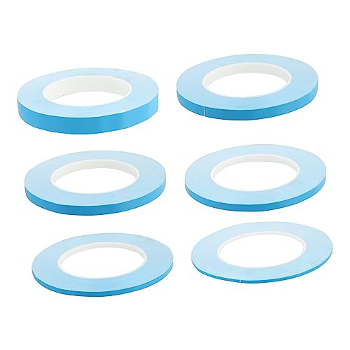 Housoutil 6 Rollen Doppelseitiges Klebeband Hochleistungs Thermoleitfähiges Klebeband für LED Paneele Befestigung von Kühlkörpern an CPU GPU Hochleistungs Leds Hohe Wärmeleitfähigkeit und von Housoutil