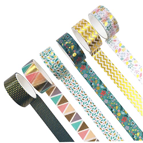 Housoutil 6 Rollen Klebebandmaterial Scrapbooking Klebeband Zum Basteln Farbige Klebebandstreifen Scrapbook Klebeband Klebrige Dekoration Bunte Bänder Klebebänder Notizbuch Housoutil 6 Rollen Klebebandmaterial Scrapbooking Klebeband Zum Basteln Farbige Klebebandstreifen Scrapbook Klebeband Klebrige Dekoration Bunte Bänder Klebebänder Notizbuch von Housoutil